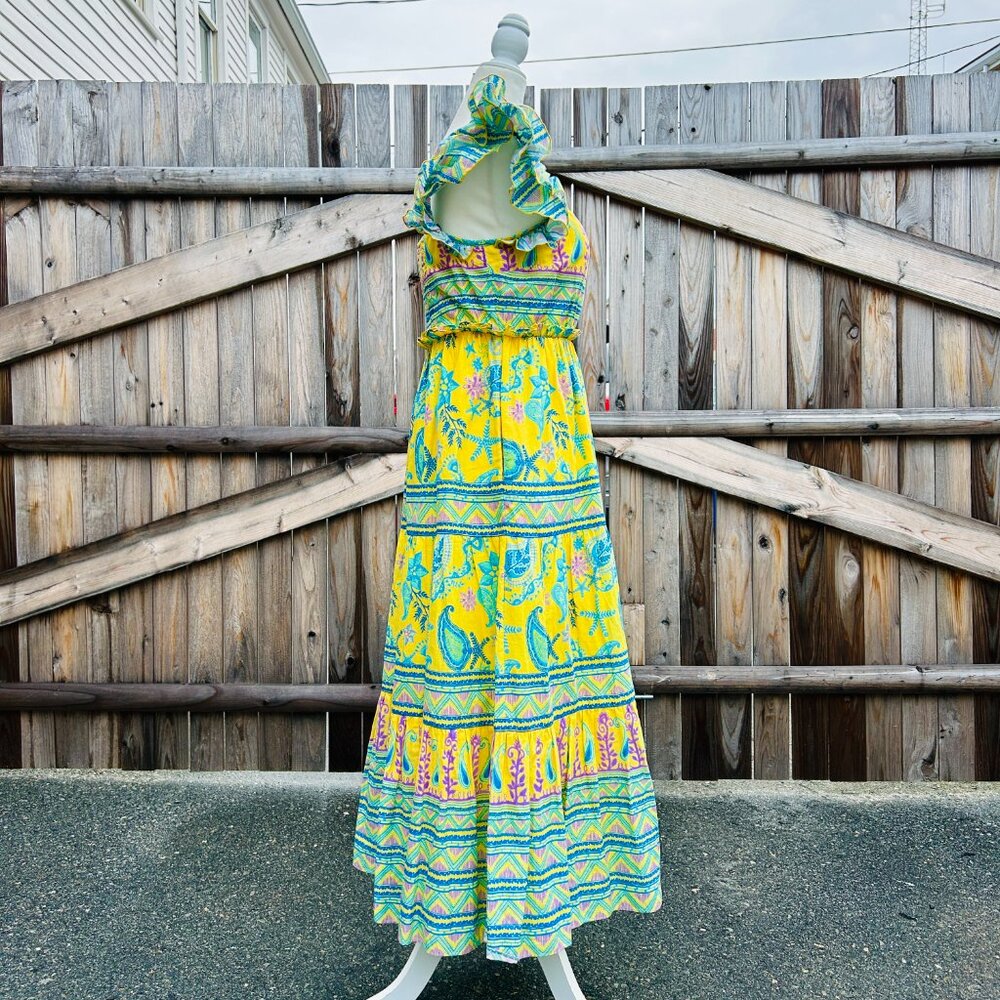 Celina Moon Midi Tiered Dress with POCKETS (size M) - Picture 4 of 12